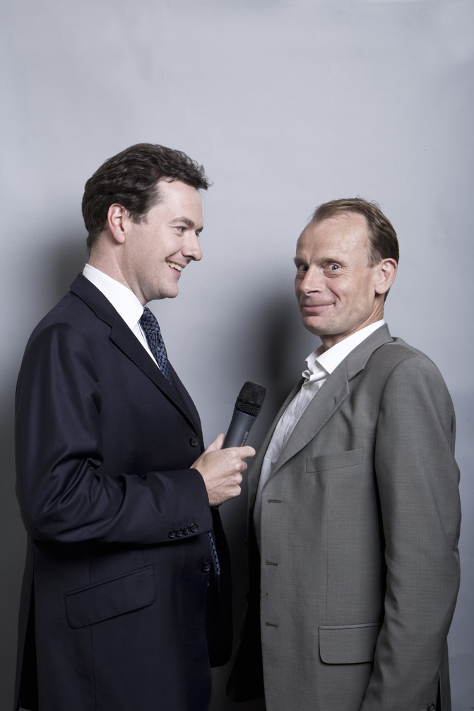 MP George Osbourne and Journalist Andrew Marr