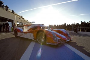 Toyota's first official test of the new World Endurance Hybrid Car, Paul Ricard.