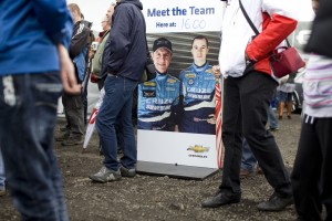 Poster for Q&A's with the fans at Croft.
