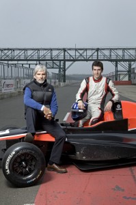 Ex Formula One World Champion Damon Hill, and racing driving son Josh.