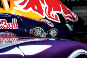 Casio watches shot with the new Red Bull Formula one car