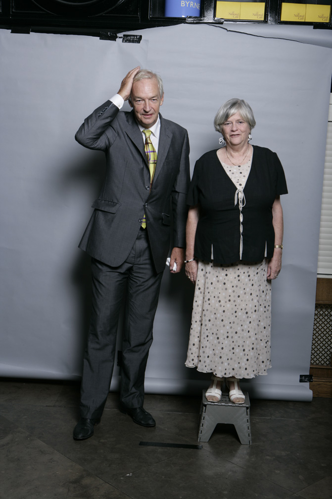 From - MPS QUESTION JOURNALISTS - John Snow and Ann Widdecombe, selected for the Taylor Wessing Portrait Prize 2010
