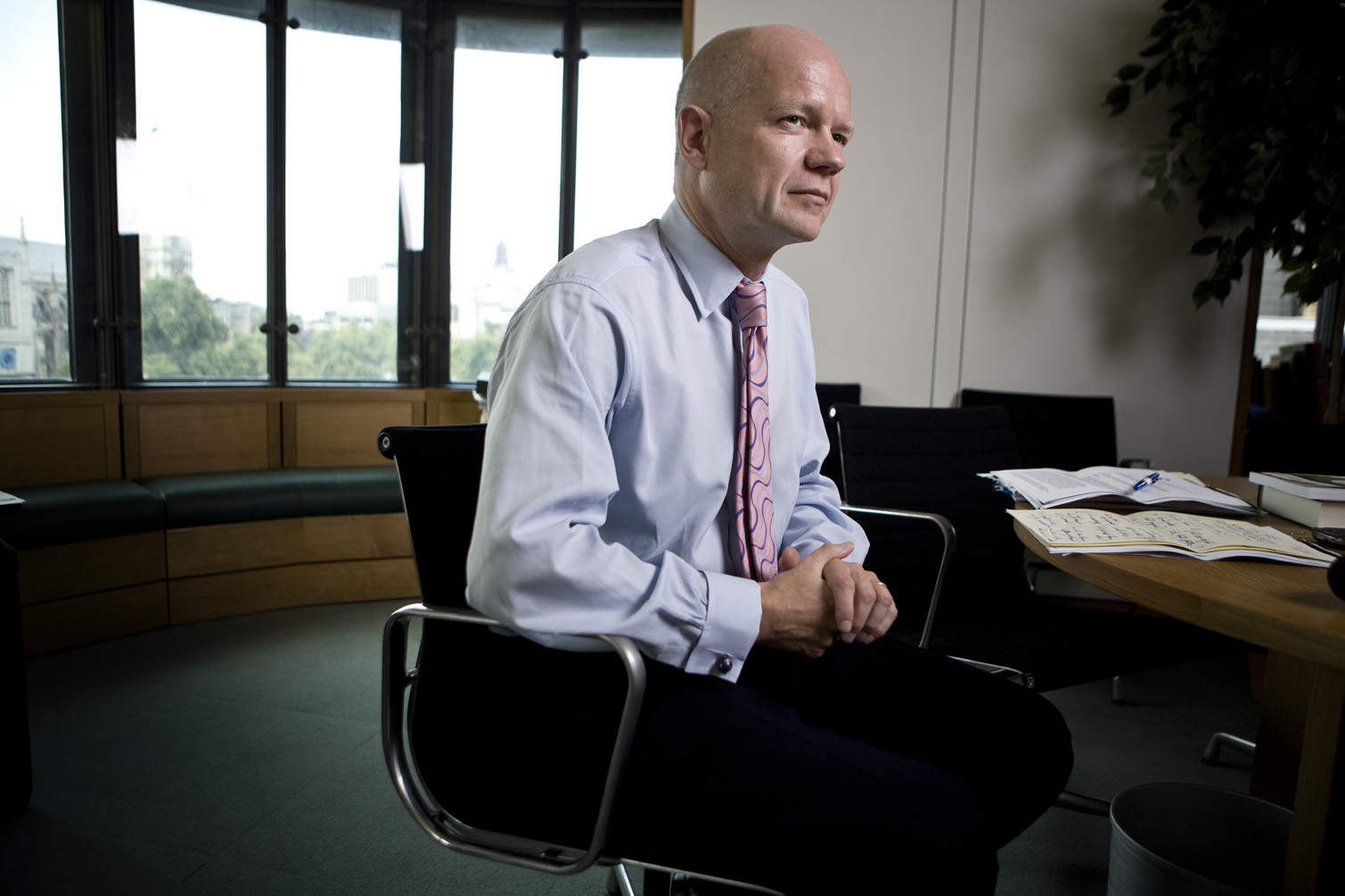 BBC Journalist Emily Maitlis is quizzed by MP William Hague