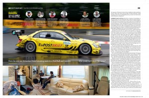 Tear sheets from Car Magazine's feature