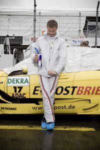 David Coulthard racing in the DTM series in Germany