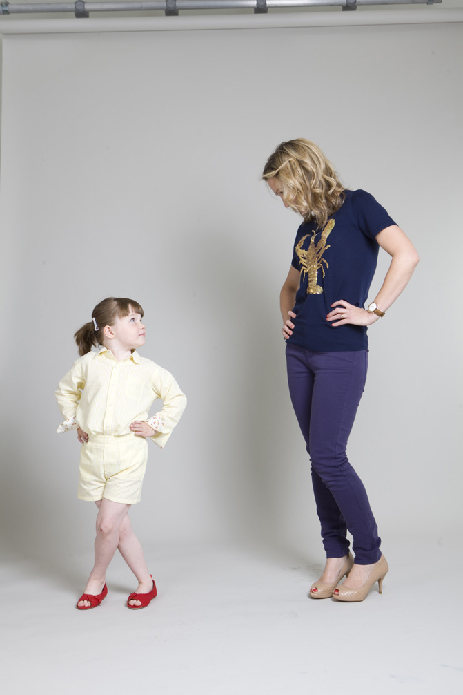 Fashion editor Jess Cartner-Morley and daughter Pearl