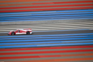 Toyota's first official test of the new World Endurance Hybrid Car, Paul Ricard.