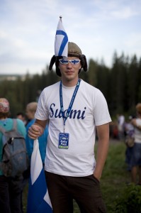 Fans at the Finnish WRC