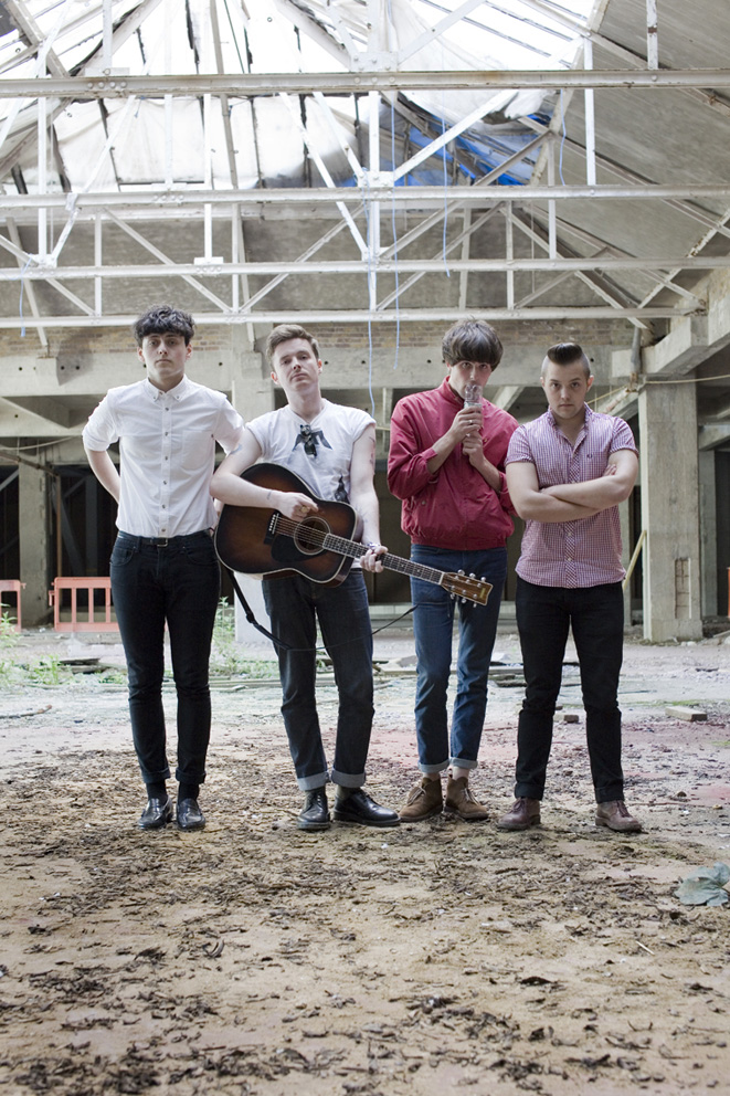 The Keepsakes (left) and The Heartbreaks (right), shot for The Old Vinyl Factory Sessions