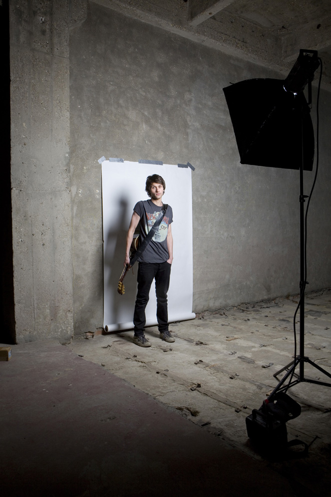 Sam Beeton, shot for The Old Vinyl Factory Sessions