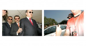 Turkish President Abdullah Gül and Mercedes Mclaren Kimi Raikkonen