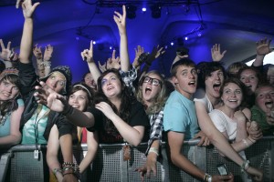 Fans at Ireland's biggest music festival