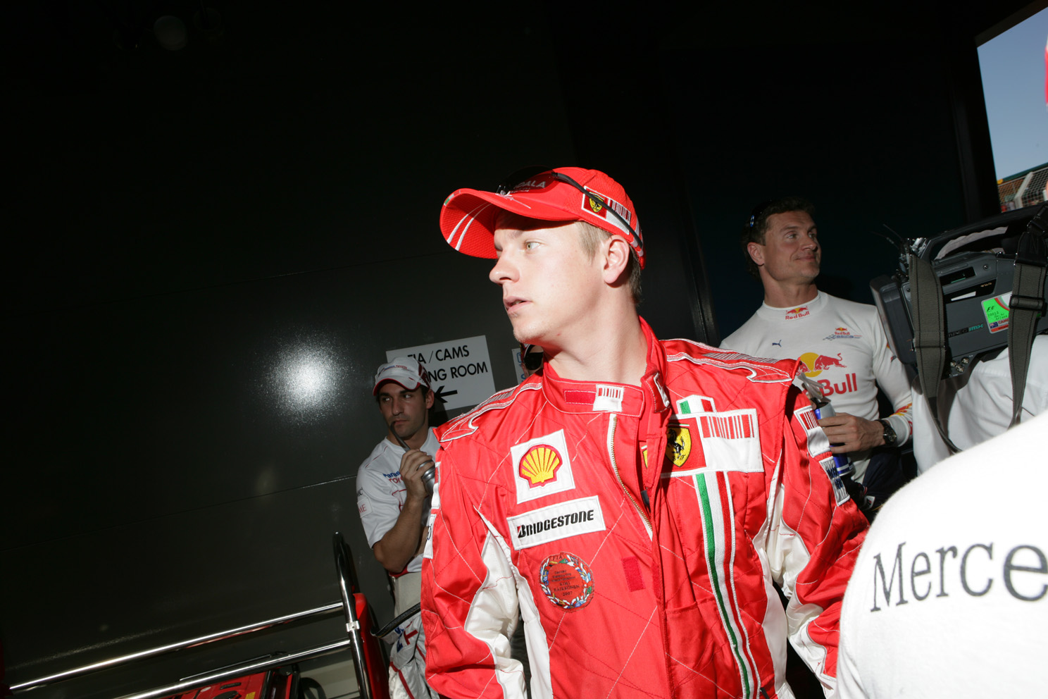 Kimi Räikkönen at the Australian Grand Prix 2008