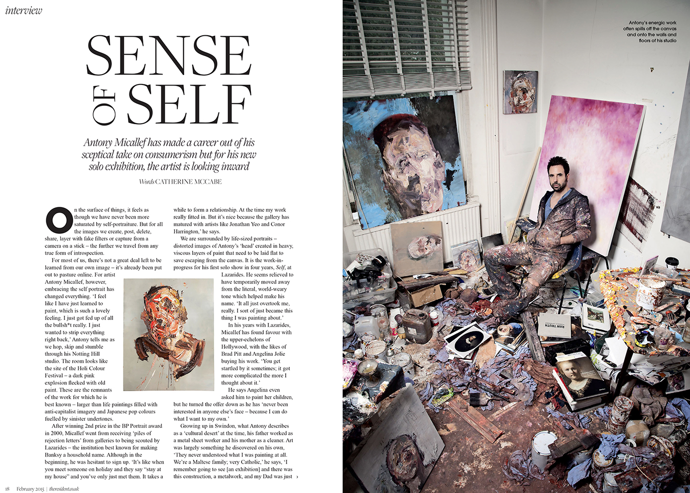 Antony Micallef featured in The Resident magazine